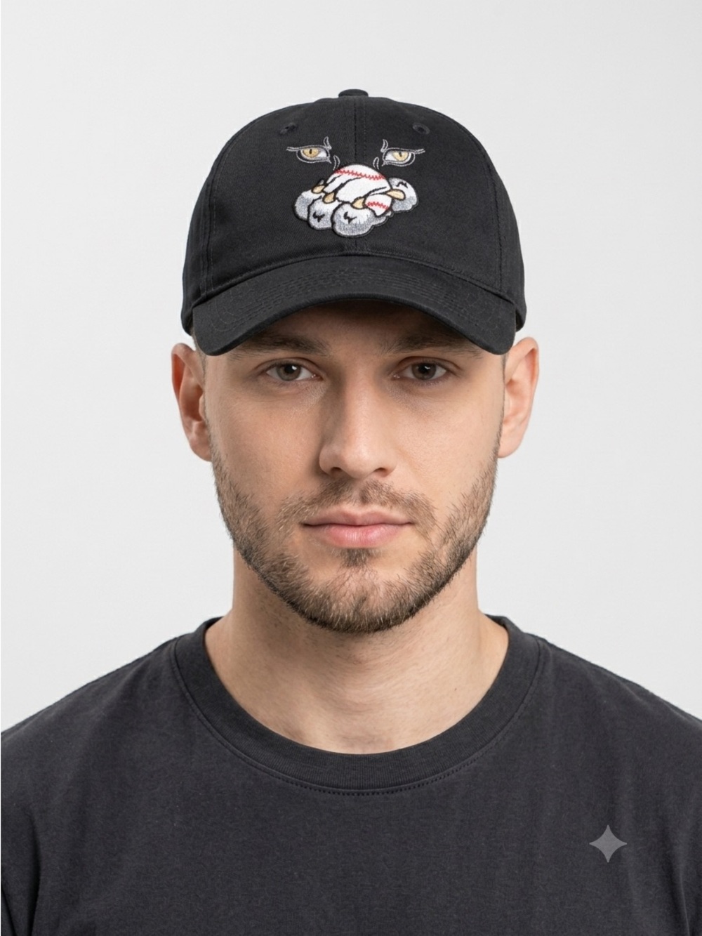 Vintage Black Ottawa Lynx Minor League Baseball Cap - O/S, 90s era!